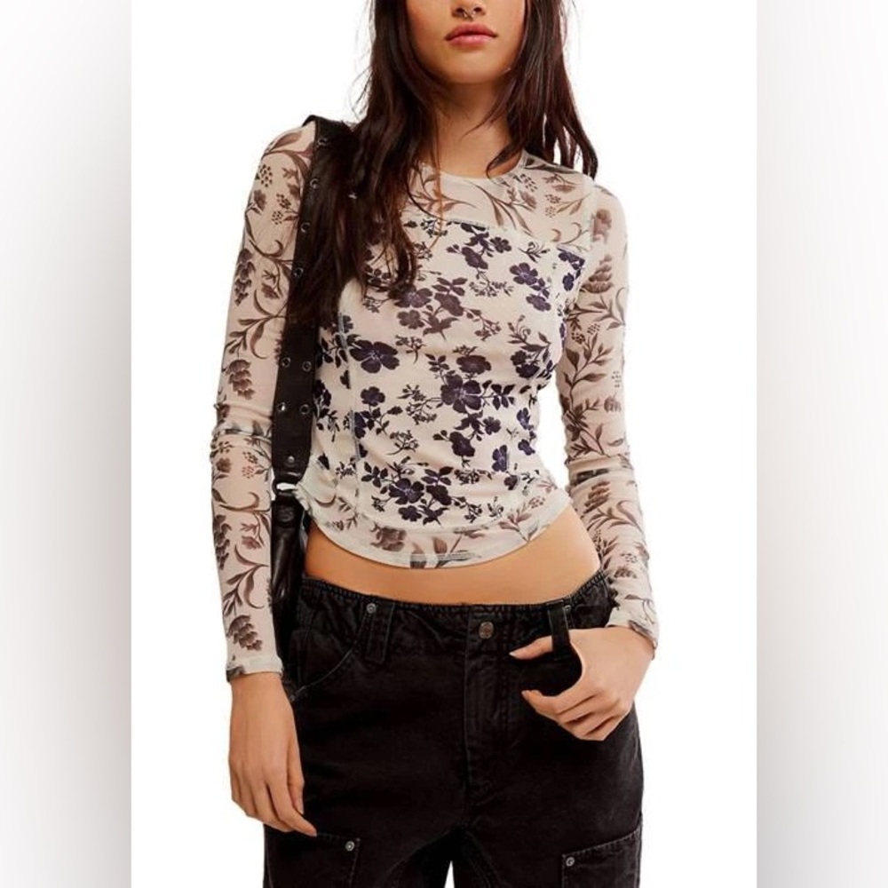 Free People Betty’s Garden Top in XS